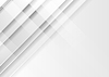 Vector clipart: Grey white tech geometric abstract minimal