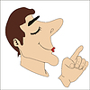 Vector clipart: Head of Man