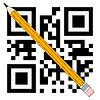 Vector clipart: QR code and pencil