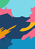 Vector clipart: Stylized motley background