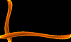 Hintergrund mit zwei gewundenen Linien | Stock Illustration