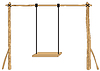 Vector clipart: Children swing