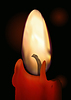 Vector clipart: Burning candle