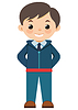 Vector clipart: Boy