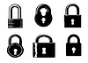Vector clipart: Padlocks
