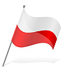 Vector clipart: flag of Poland