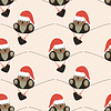 Vector clipart: christmas seamless pattern