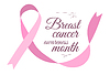 Breast cancer awareness symbol