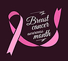 Vector clipart: Breast cancer awareness symbol