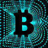 Векторный клипарт: Биткойн - электронная форма денег и инновационные