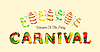 Colorful 3d text carnival | Stock Vector Graphics