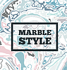 Vector clipart: Marble ink background
