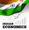 Vector clipart: Indian economic with flag of India