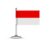 Vector clipart: Indonesian flag