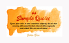 Saying or motivational fragment on background of