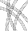 Vector clipart: Tire tracks background illustraion