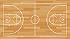 Vector clipart: Basketball field background