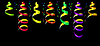 Vector clipart: party streamers and confetti background