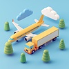 Logistic concept abstract for logistic company | Stock Illustration