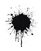 Lienzo Dinámico de Explosión de Tinta Negra | Ilustración vectorial