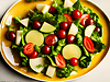 Vegetable greek salad | Stock Foto
