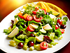 Vegetable greek salad | Stock Foto
