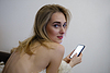 Woman with phone | Stock Foto