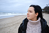 Woman near sea | Stock Foto