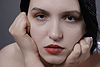 Sad woman thinker | Stock Foto