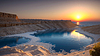 Salt lake sunset | Stock Foto