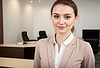 Empresaria de oficina exitosa | Foto de stock