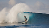 Overweight woman surfer | Stock Foto