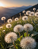 Photo 300 DPI: dandelions blowballs