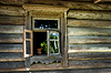 Window of old wooden house | Stock Foto