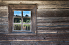Window of old wooden house | Stock Foto