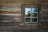 Window of old wooden house | Stock Foto