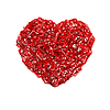 Rojo corazón de San Valentín | Ilustración