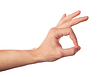 Gestikulieren menschlichen Hand | Stock Foto