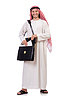 Arab man with briefcase | Stock Foto