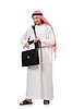Arab man with briefcase | Stock Foto