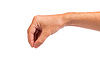 Mano masculina que alcanza para algo | Foto de stock