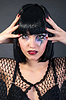 Mujer hermosa con maquillaje de la manera | Foto de stock