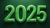 3d number 2025 for New Year celebration party, | Stock Illustration