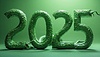 3d number 2025 for New Year celebration party, | Stock Illustration