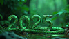 Cartel de Año Nuevo 2025 con serpiente como símbolo del Ne Lunar | Ilustración