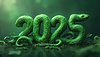 Cartel de Año Nuevo 2025 con serpiente como símbolo del Ne Lunar | Ilustración