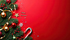 Photo 300 DPI: Merry Christmas greeting card with Xmas greeting