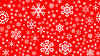 Vector clipart: Christmas background or card with geometric