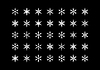 Vector clipart: Set of cute snowflake icons on background New Year
