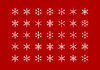 Vector clipart: Set of cute snowflake icons on background New Year
